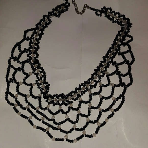 Vintage Beaded bib - Picture 2 of 7